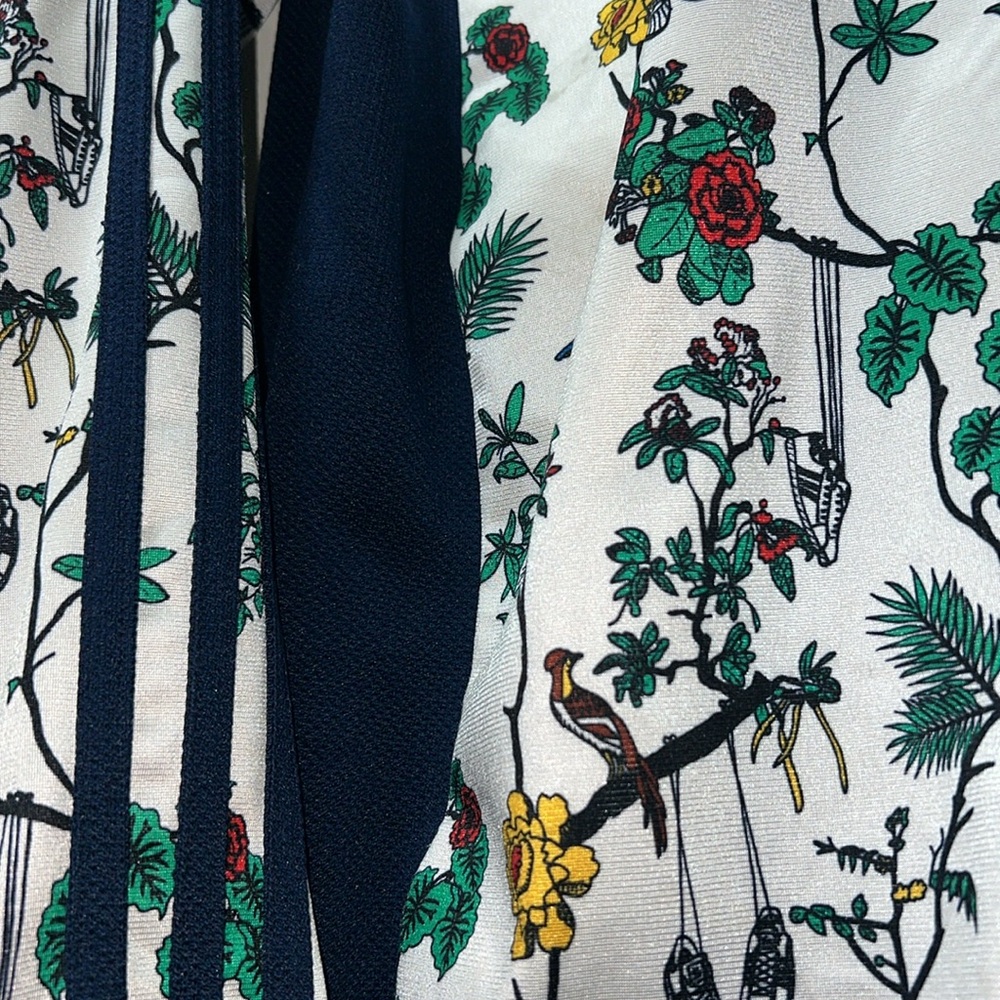 Adidas White Floral Track Jacket - Picture 9 of 10